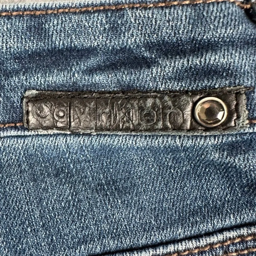 Calvin Klein Jeans Womens Bootcut Denim Pants Blue Wash Size 30 10 Western Rodeo
